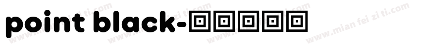 point black字体转换